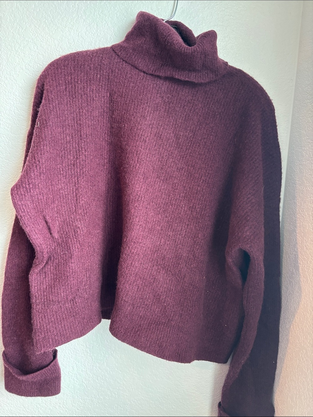 kate spade Wine Purple Turtleneck Sweater